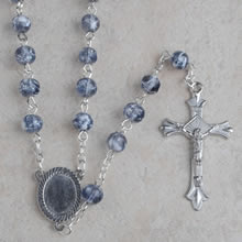 Glass beads rosary